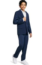 New Calvin Klein Boys Sz 16 Navy 2pc Formal Suit Set