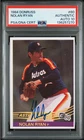 1984 Donruss Nolan Ryan HOF Signed Baseball Card #60 PSA/DNA Certified Auto 10