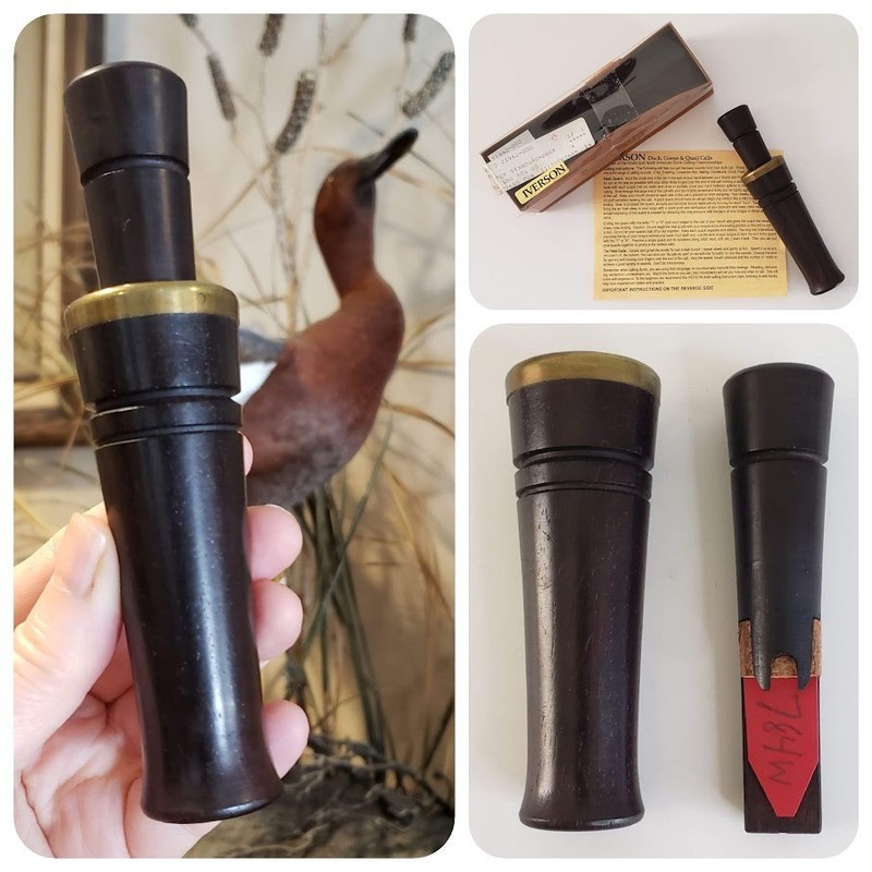 VTG Iverson Duck Call Super Standard Championship Rosewood Brass Band Box Insert