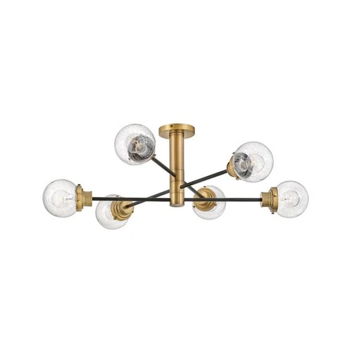 Hinkley Lighting - Poppy - 6 Light Extra Large Semi-Flush Mount In Traditional - Picture 1 of 2
