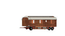 1:87 H0 Schaustellerwagen Pfaff 3 Achser Bausatz B1 mit Oberlicht