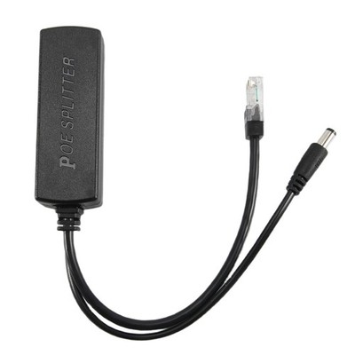 Gigabit  PoE Splitter 10/100Mbps POE Splitter DC Output 12V  over Ethernet6946