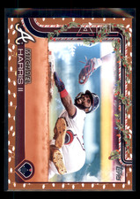 2025 Topps Holiday - Michael Harris II #H107 Gold Holiday Lights