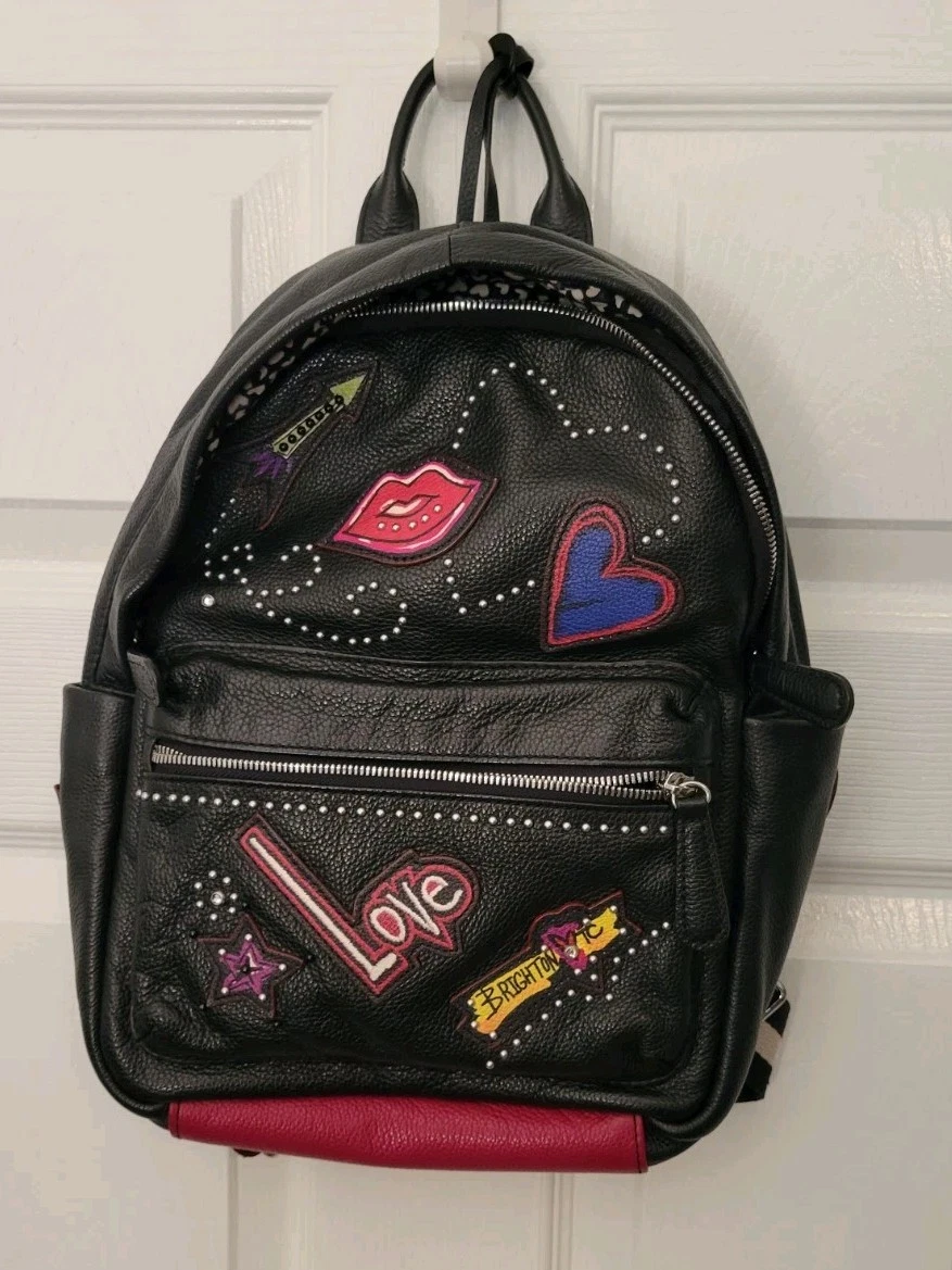 betsey johnson mini backpack bee wings Luv Betsey by Betsey Johnson Mini Backpack w/ Glitter Wings - Pink Black  Glitter