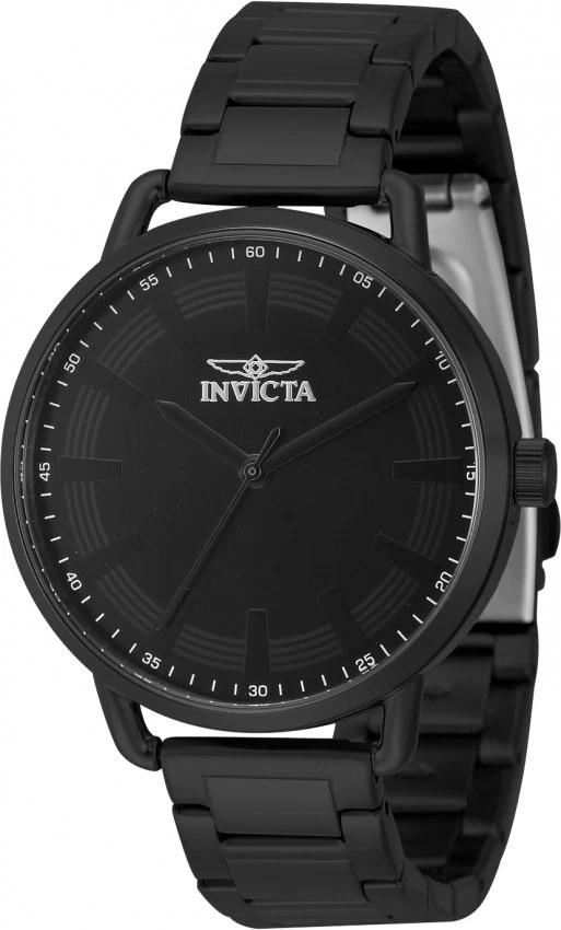 Reloj para mujer Invicta Wildflower cuarzo esfera negra 46333