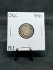 1913 90% Silver Barber Dime (VF to XF Condition)