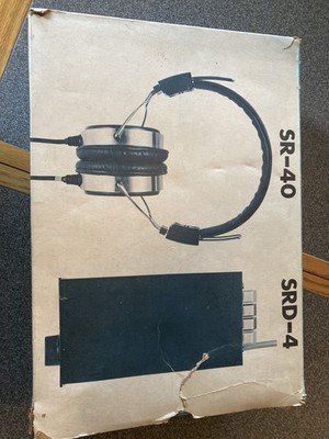 STAX SR-44 Electret Earspeaker System SR-40 w/ SRD-4 Adapter, Wired
