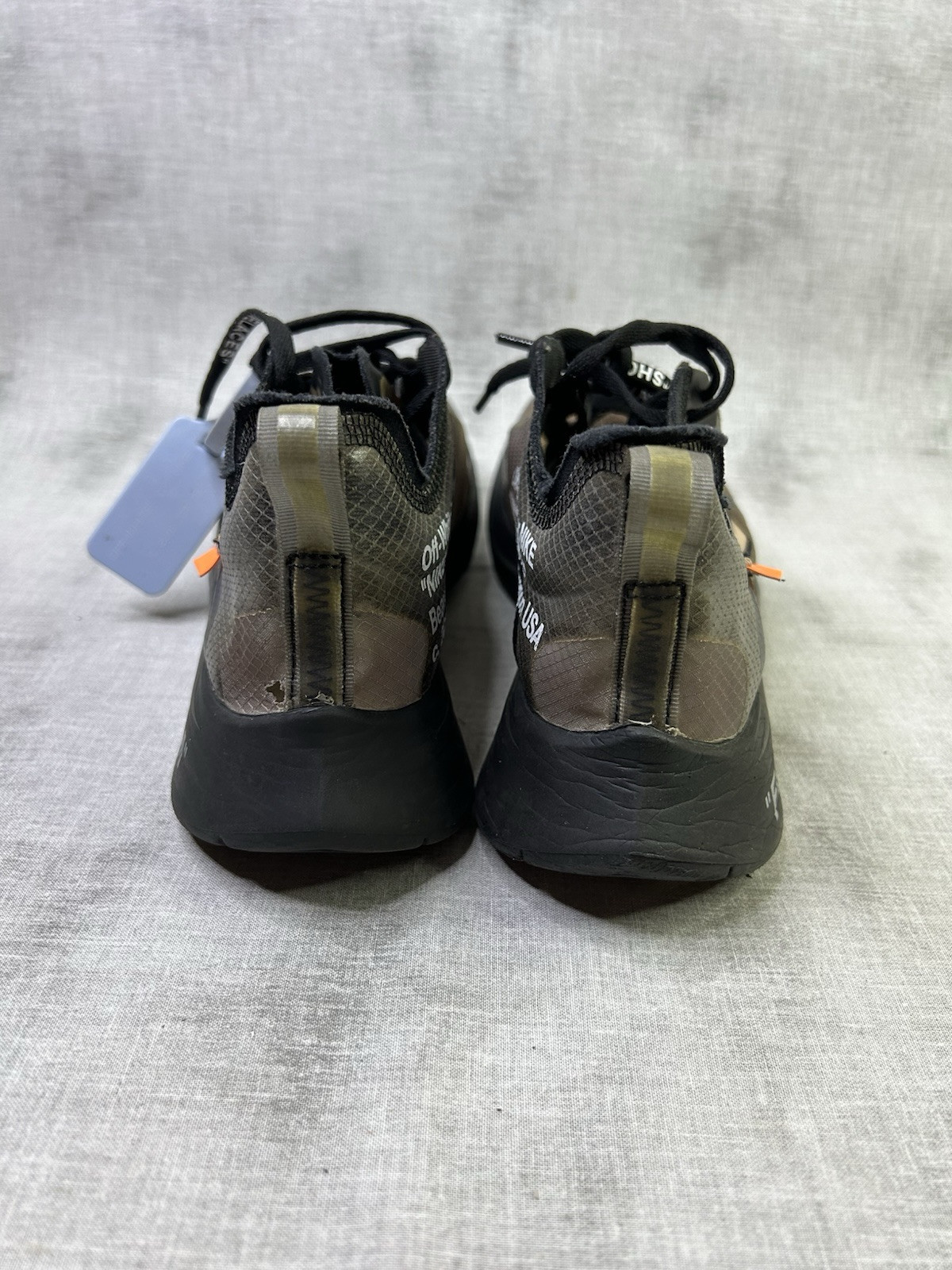 OFF WHITE X NIKE Taglia 7 Nike Off White x Zoom Fly SP Nero