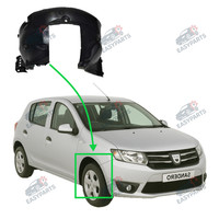 Radlauf StoßStange Locaro Vorne Rechts FüR Dacia Sandero 2013 - 2016