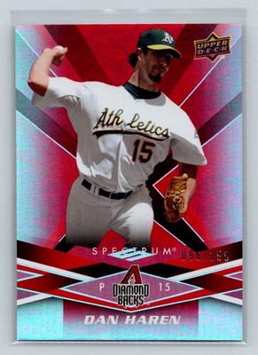 2009 Upper Deck Spectrum #4 Dan Haren Red #/250 Arizona Diamondbacks D68