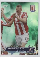 2013 Topps English Premier Gold Green 67/99 Ryan Shawcross #73 Rookie RC b9u