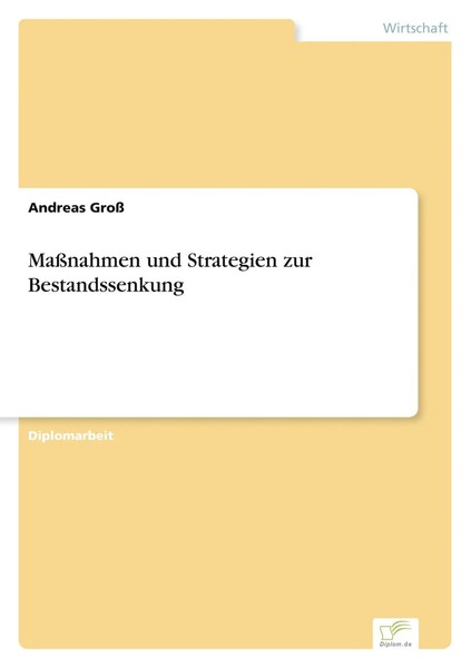 Andreas Groß | MaßNahmen Und Strategien Zur Bestandssenkung | Taschenbuch (1998)-image
