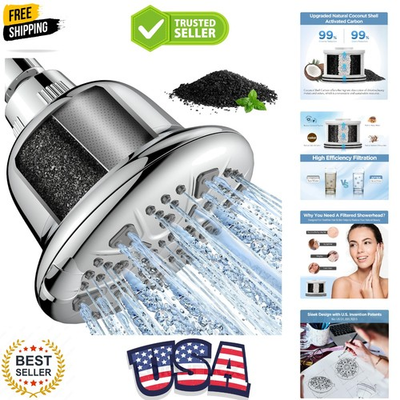 #ad Filtered Shower Head with Upgraded Activated Carbon Filter High Pressure Sh... $54.59