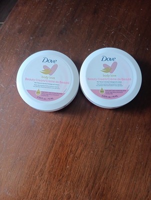 2 Dove Beauty Cream for Complete Daily Skin Care Pink 2.53 fl oz, 75ml