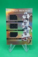 2020 Gold Standard Newly Minted Memorabilia Triples /249 Ruggs Edwards Bowden JM