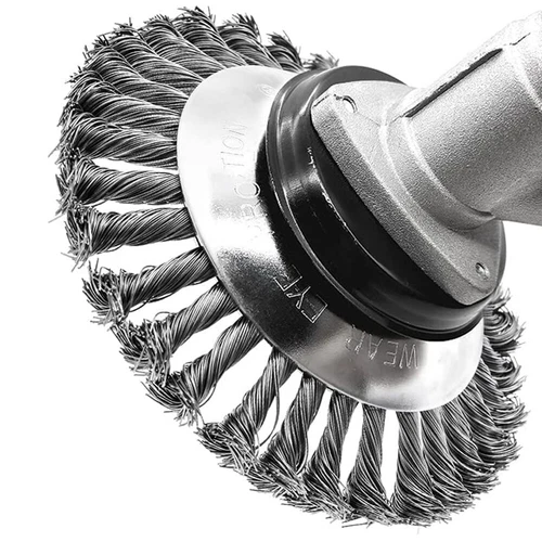 Trimmer Head Grass Trimming Tools Steel Wire Wheel Garden Weed Brush Lawn Mower - Picture 7 of 9