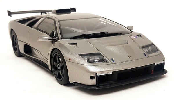 Kyosho Gt Spirit 1/18 Scale - Lamborghini Diablo Gtr Silver Resin Model Car-image