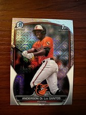 2023 Bowman Chrome Anderson De Los Santos  1st Mega Box Refractor BCP-207