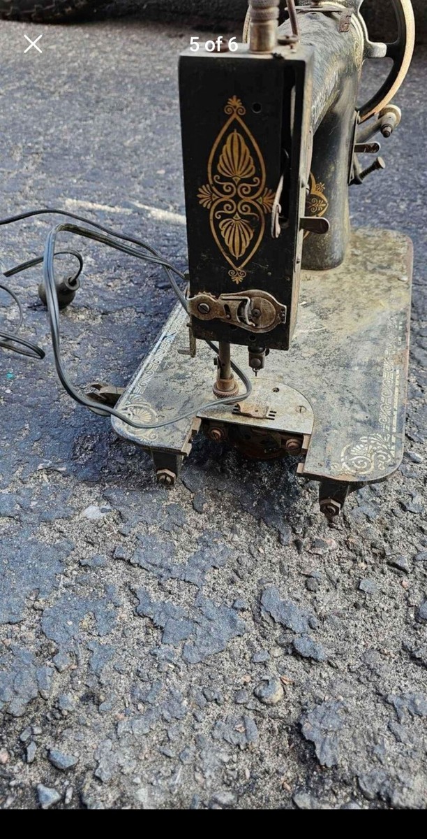 Vintage White Rotary Sewing Machine - Antique 1900- 1913 | eBay