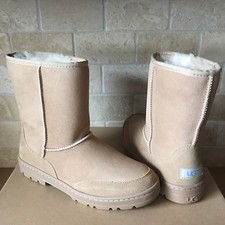 ultra revival genuine shearling short boot