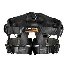 Fusion Climb Heavy Duty Half Body Rigging Harness Black Size S-M(Made in USA)
