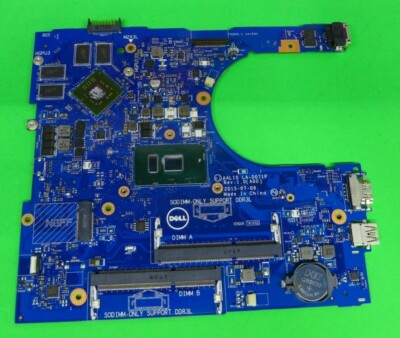 Dell Inspiron 5559 5759 Laptop Motherboard i7-6500U LA-D071P DRR3L