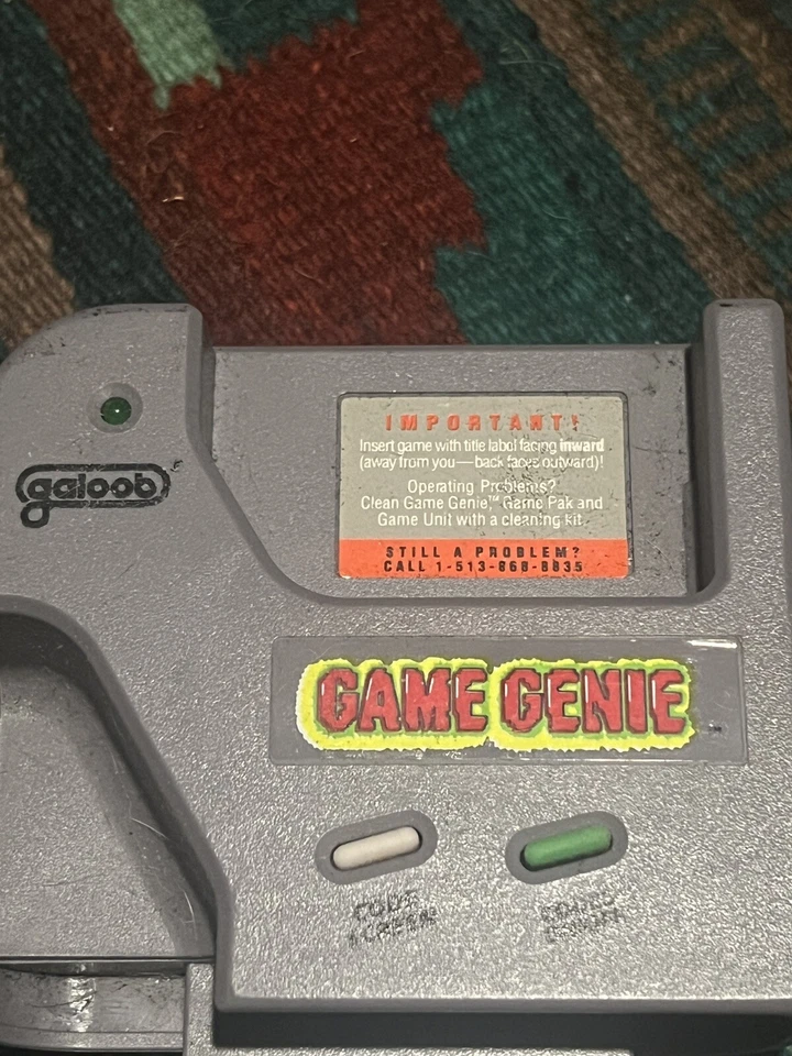 Game Genie + Code Book - Nintendo Game Book - Code Game Enhancer  - Tested - Image 2 of 4