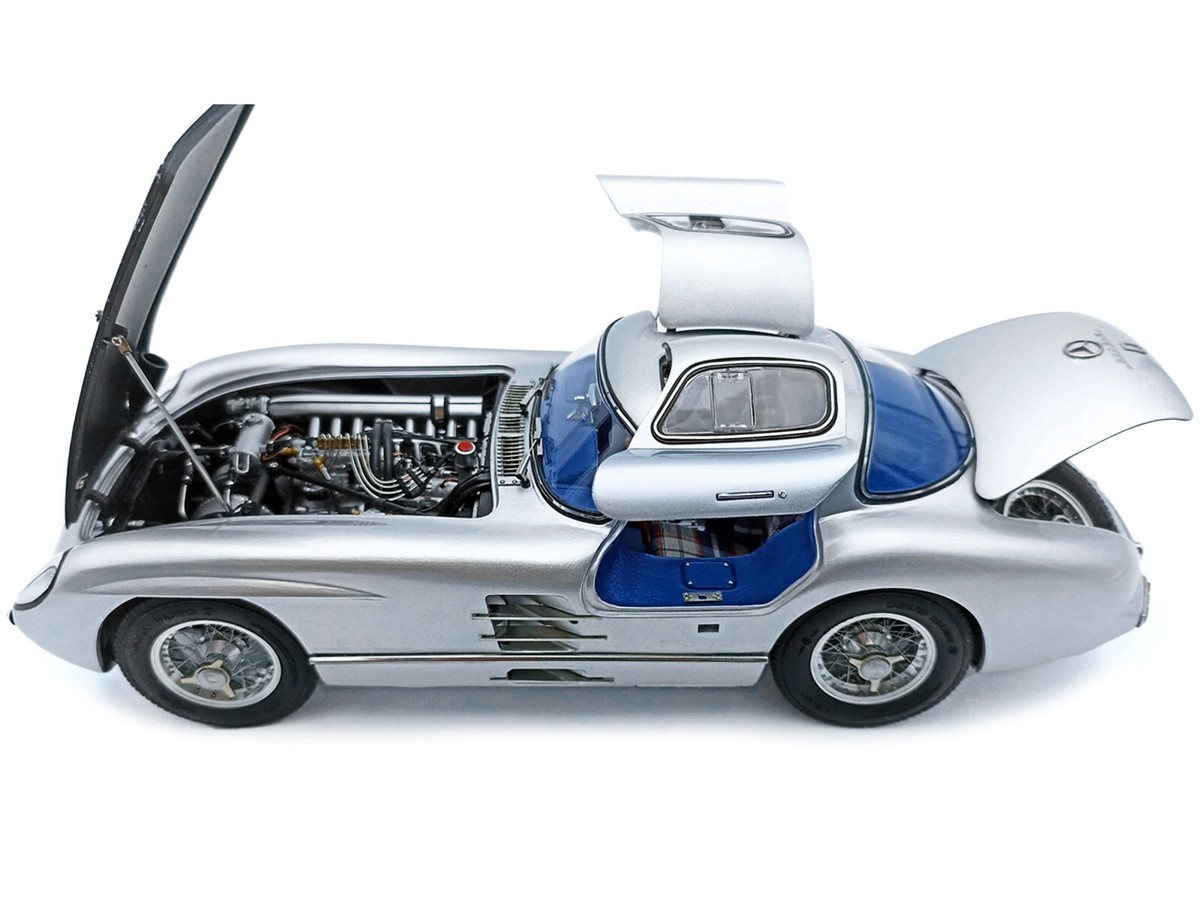 爆買い 1955 MERCEDES-BENZ 300 SLR UHLENHAUT COUPE SILVER 1/18 乗用車