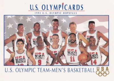 DREAM TEAM Basketball 1992 USA Olympics Michael Jordan Magic Bird