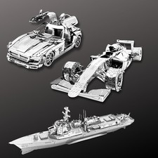 3D Laser Metall Puzzle - Automobile, Fahrzeug...