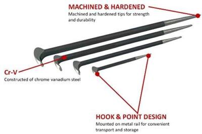 Sunex SUU-9804 4 Pc Pry Bar Set-2pack
