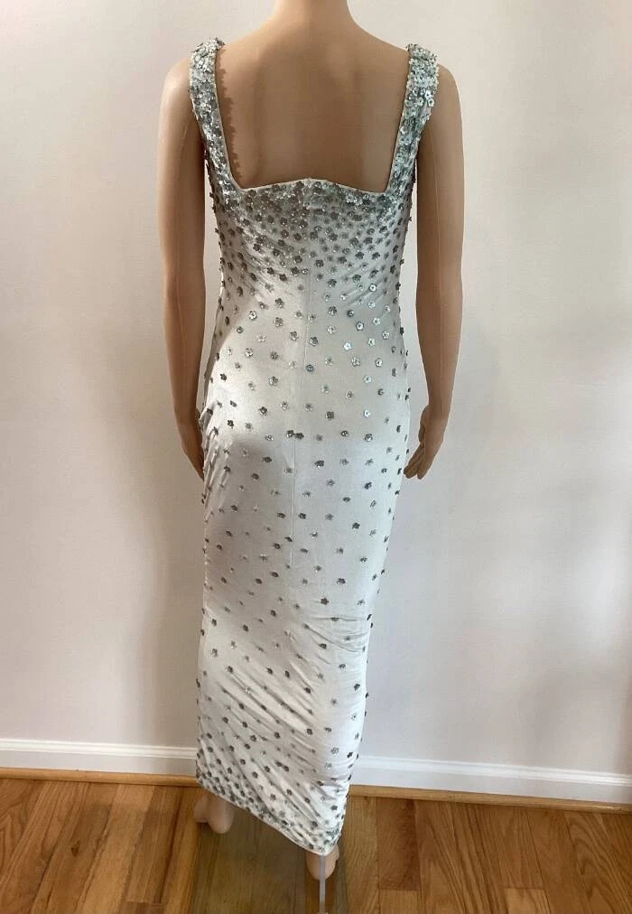 ABITO RARO GIANNI VERSACE COUTURE RUNWAY SEXY IMPREZIOSITO F W 1995 TAGLIA 42