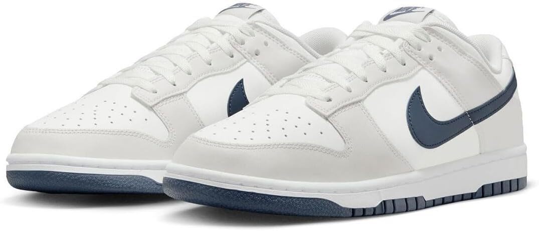 Size 12 - Nike Dunk Low White Midnight Navy for sale online