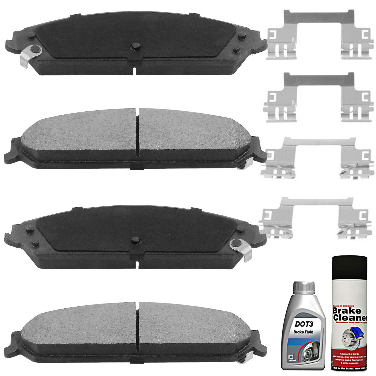 Rear Brake Pads W/Hardware For 2019-2020 Nautilus 2017-2020 Continental H13 CA