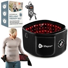 Lifepro Red Light Therapy Belt - 660nm  850nm Near  Red Light Therapy for Body