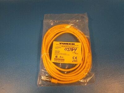 TURCK KB 3T-4, U2412-00 Single-ended Cordset, Straight Female Connector, Sensor