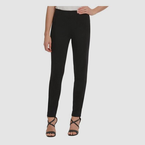 79 Dkny Women's Black StraightLeg Ankle Side Zip Dress Pants Size 34 eBay