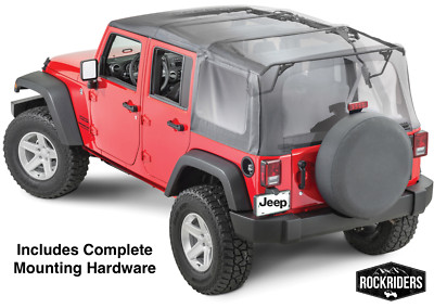 Factory Style Sailcloth Soft Top & Hardware Kit for 2007-2017 Wrangler Unlimited