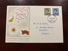 United Kingdom 1968 - Elizabeth II Jersey FDC stamps Channel Islands