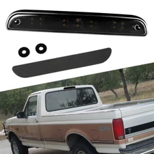 For 94-96 Ford F150 F250 BRONCO Third 3rd Brake Light Smoke LED Rear Cargo Lamp