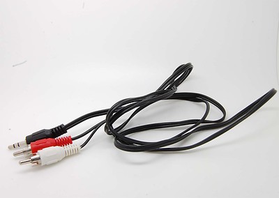 3.5mm To 2 RCA Audio Y Adapter Cable/Cord/Lead For Viewsonic RCA MP3/MP4 Player