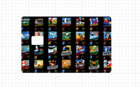 Nintendo SNES ATM Credit Debit Card Skin Super Mario Kong Trigger NES Sticker US