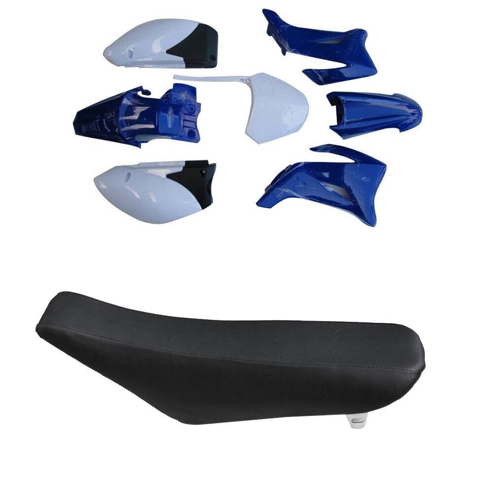 Blue Plastic Fender Tall Seat for Yamaha TTR110E TTR110 ATV Quad