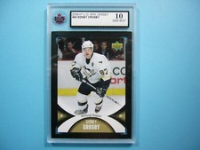 2006/07 UPPER DECK MINI JERSEY COLLECTION HOCKEY CARD #80 SIDNEY CROSBY KSA 10
