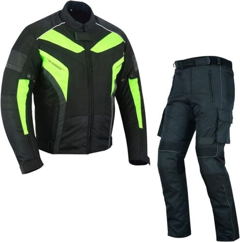 Motorradkombi Biker Motorrad Textil Kombi wasserdichte Jacke + Hose Wasserdicht - Bild 1 von 4