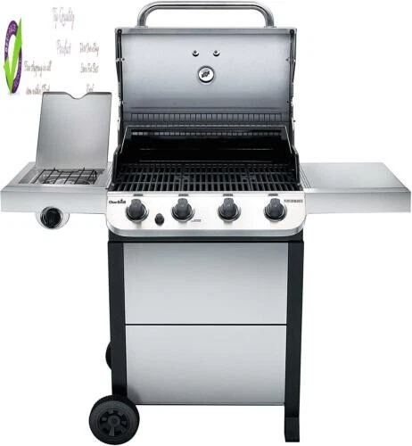 Char-Broil 463377319 Performance 4-Burner Cart Style Liquid Propane Gas Grill, S - Image 2 of 4