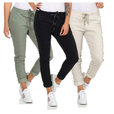 Women's pants stretch skinny joggers waist pants casual pants jeggings jeans sports