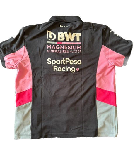 Polo Oficial Racing Point F1 Team Fórmula Uno F1 Hombre Talla XS - Imagen 2 de 2