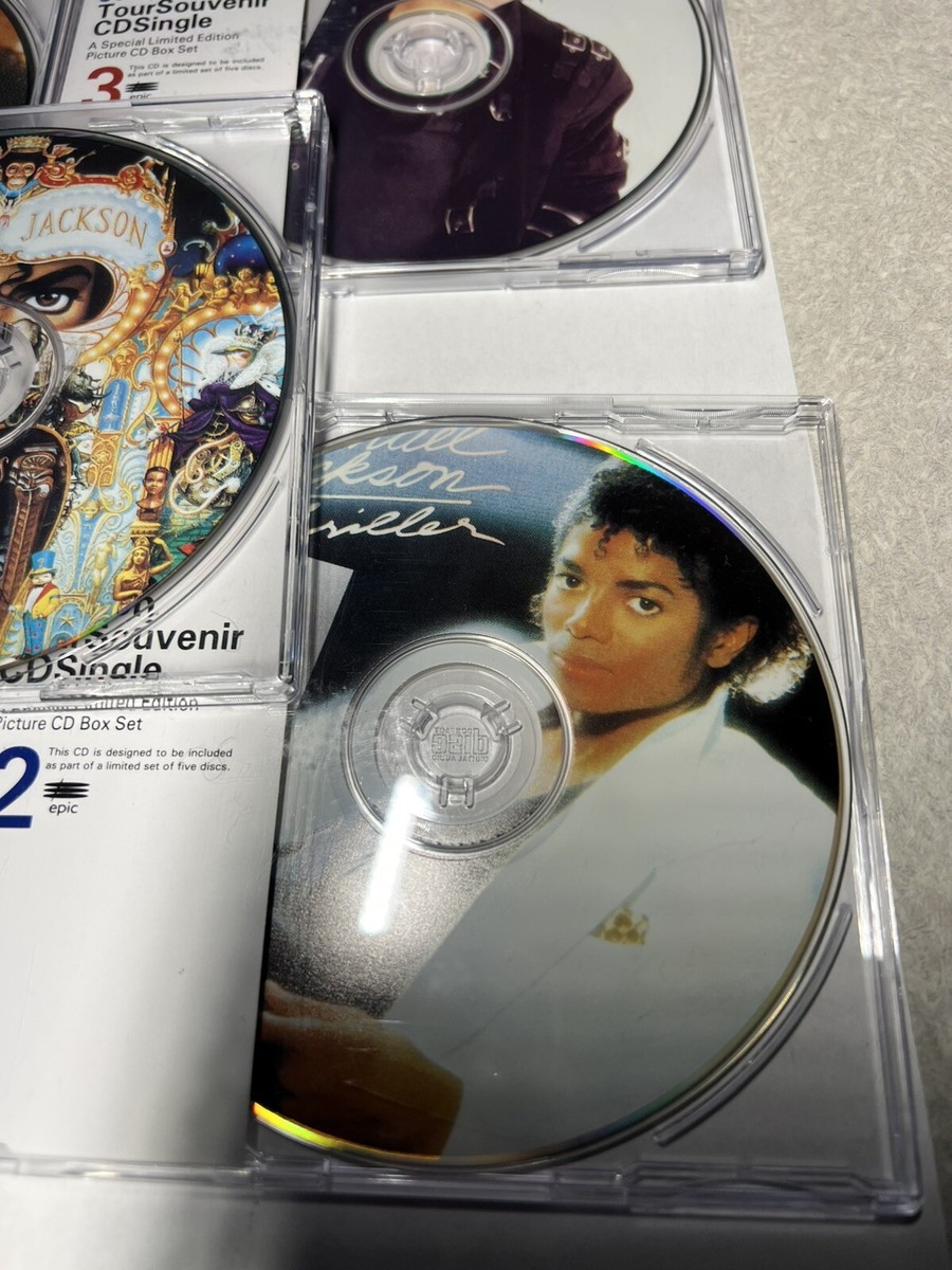 MICHAEL JACKSON Tour Souvenir CD Single JAPAN-ONLY 5 x 5