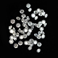 2.9 mm 0.10CT 6pcs Lot 0.60 Ctw Natural Loose Diamond G-H Color SI Clarity